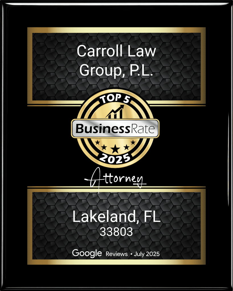 Image: Carroll Law Group - Top 5 Business Rate Attorney of 2025